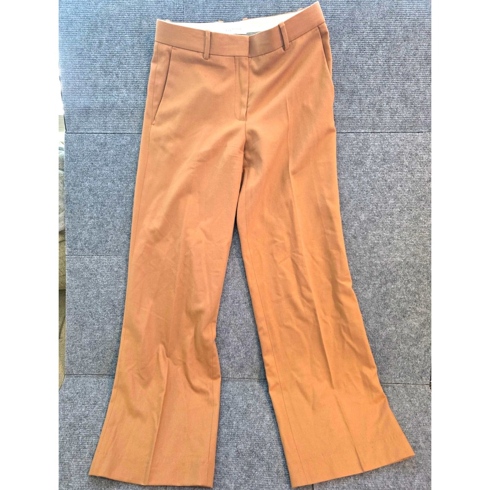 Everlane Wool Cashmere Blend Bootcut Camel Dress Pants Sz 2 ClassyCapsule *Flaws